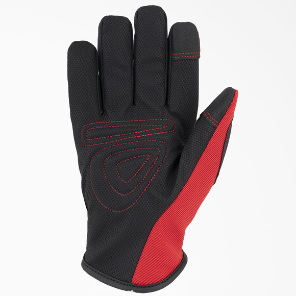Dickies Men's Black Performance Diamond Winter Gloves with Neoprene Flexpoints - Picture 2 of 6